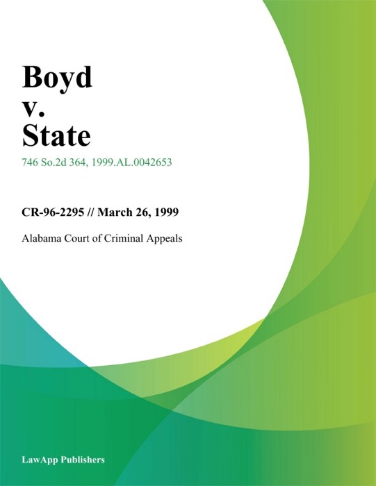 Boyd V. State