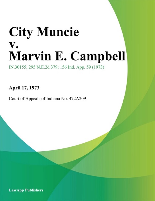 City Muncie v. Marvin E. Campbell