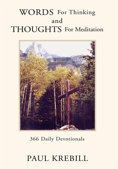 Words For Thinking And Thoughts For Meditation