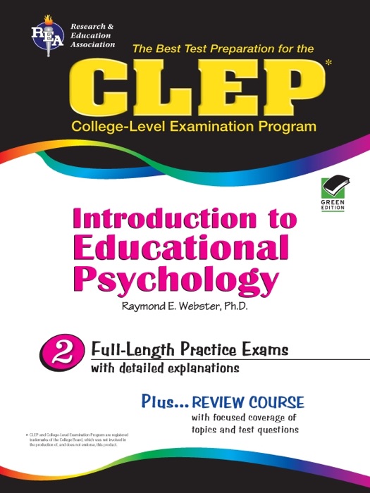 CLEP Introduction to Educational Psychology (REA) - The Best Test Preparation