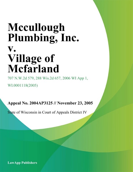 Mccullough Plumbing