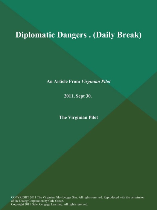 Diplomatic Dangers  (Daily Break)