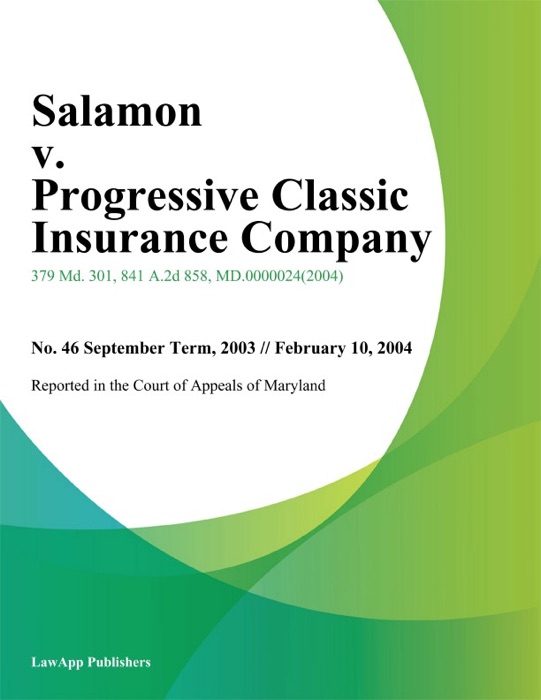 Salamon v. Progressive Classic Insurance Company