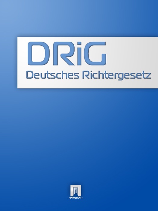 Deutsches Richtergesetz - DRiG