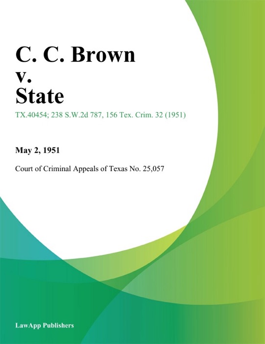 C. C. Brown v. State