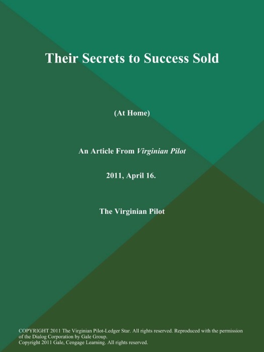 Their Secrets to Success Sold (At Home)