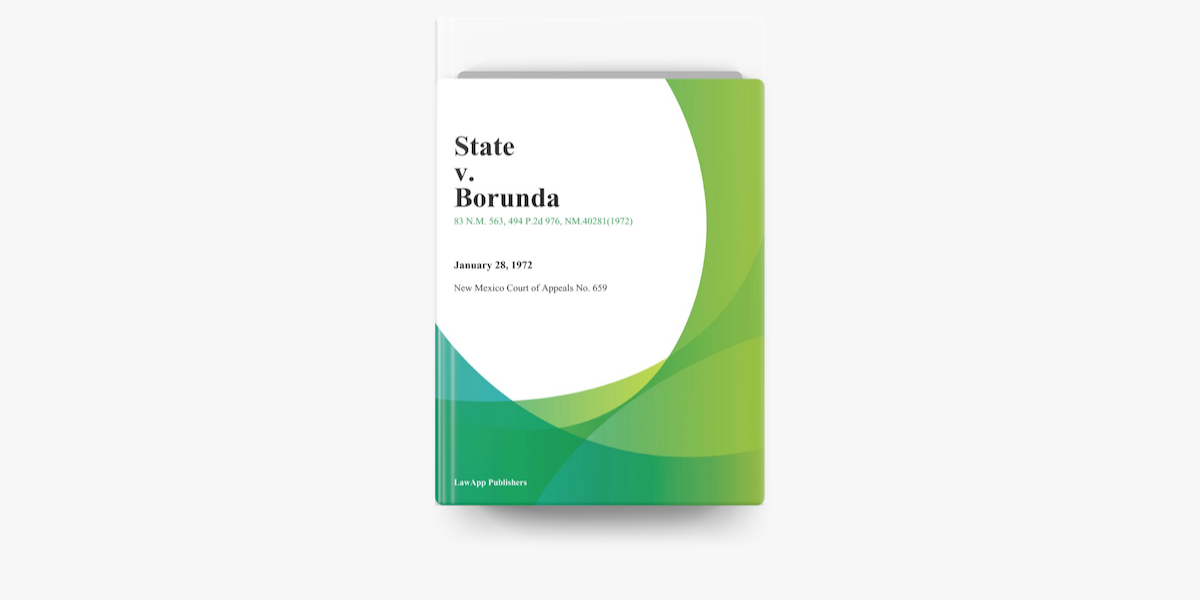 State V Borunda On Apple Books