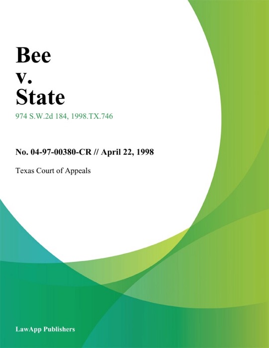 Bee v. State