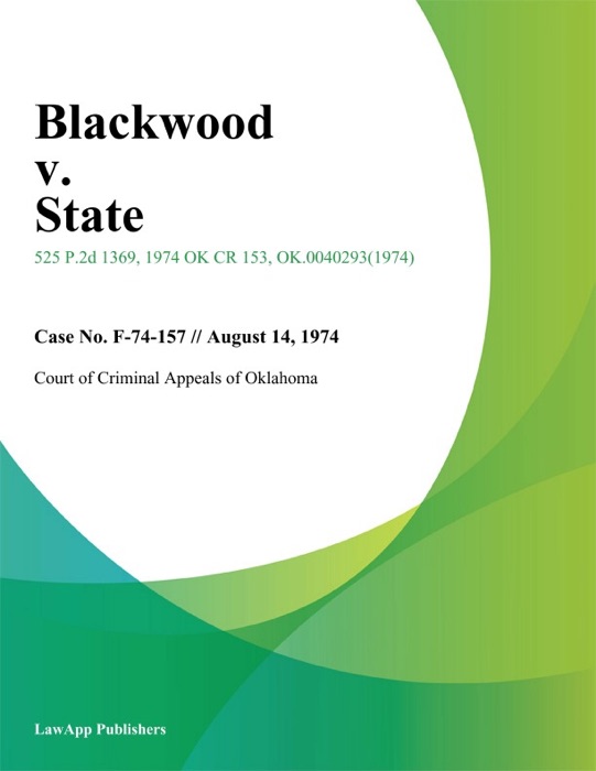 Blackwood v. State