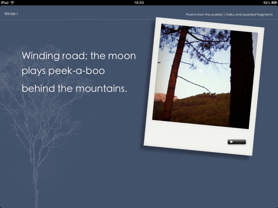 Poems from the pueblo. Haiku and assorted fragments