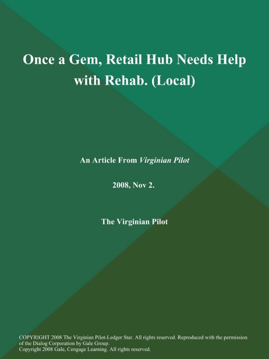 Once a Gem, Retail Hub Needs Help with Rehab (Local)