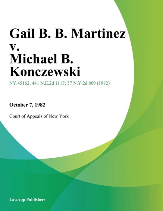 Gail B. B. Martinez v. Michael B. Konczewski