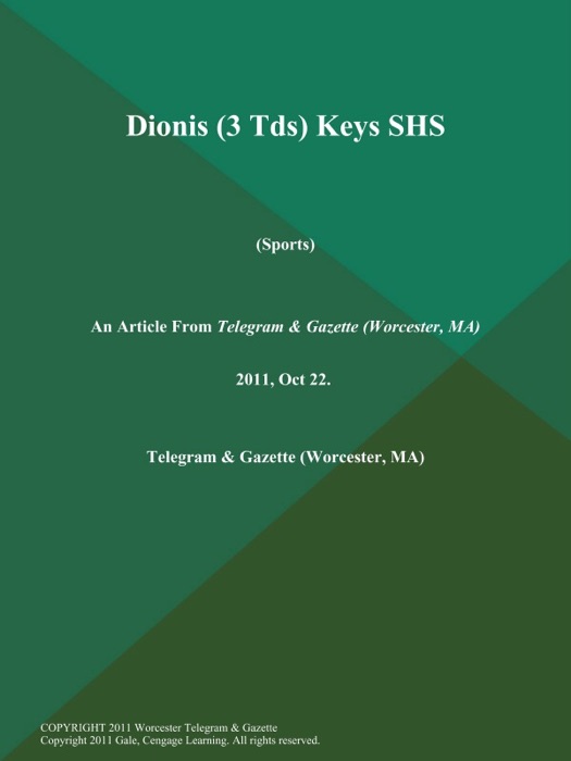 Dionis  (3 Tds) Keys Shs (Sports)