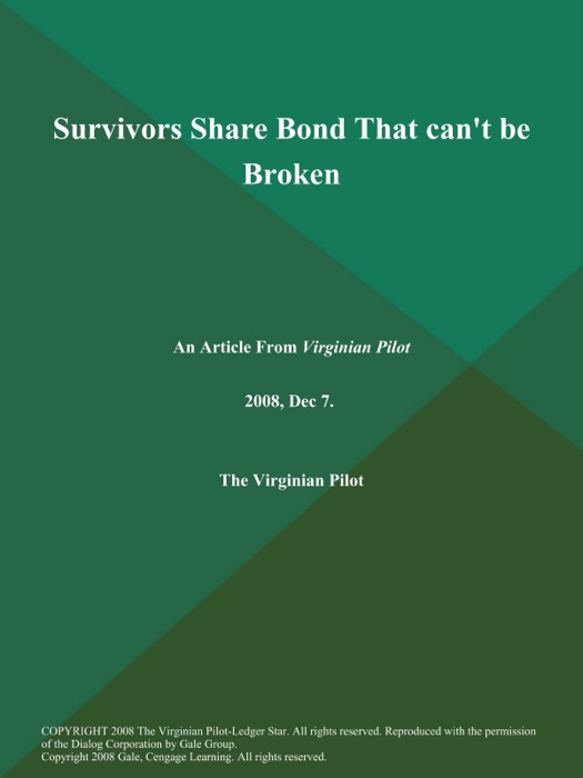 Survivors Share Bond That can't be Broken