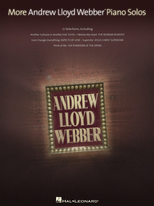More Andrew Lloyd Webber Piano Solos (Songbook)