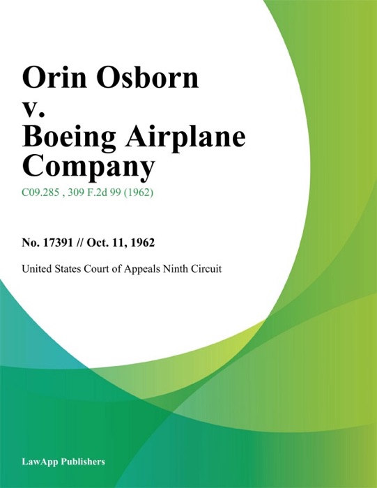 Orin Osborn v. Boeing Airplane Company