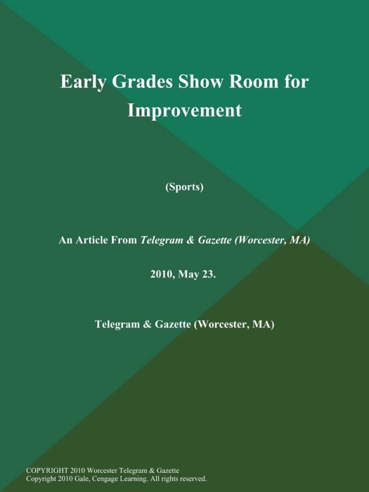 Early Grades Show Room for Improvement (Sports)