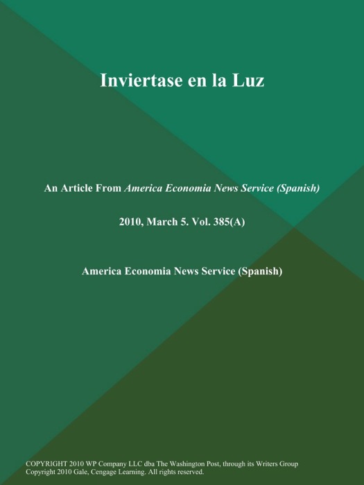 Inviertase En La Luz