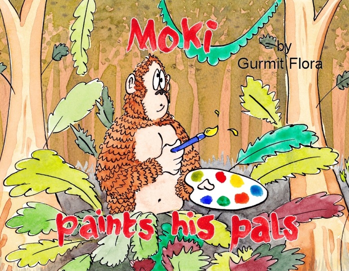 Moki Paints His Pals