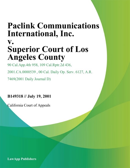Paclink Communications International