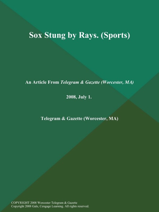 Sox Stung by Rays (Sports)