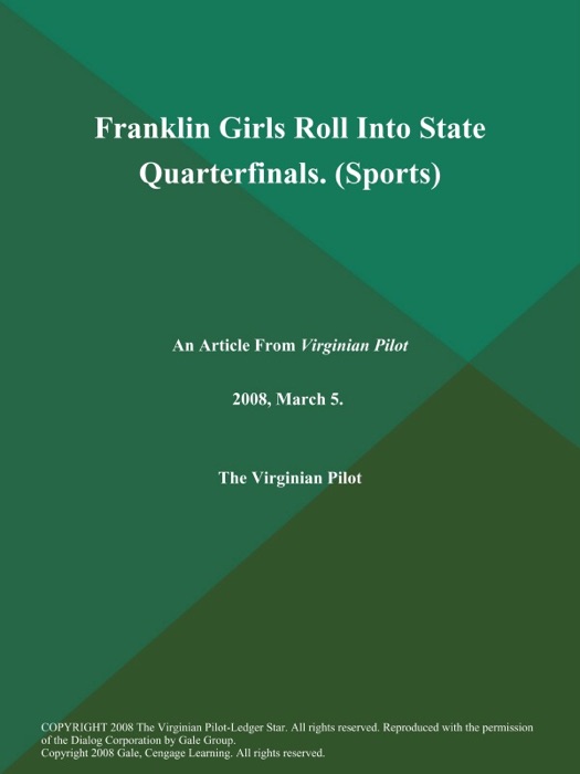 Franklin Girls Roll Into State Quarterfinals (Sports)
