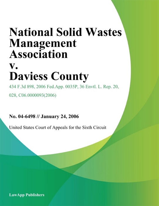 National Solid Wastes Management Association v. Daviess County