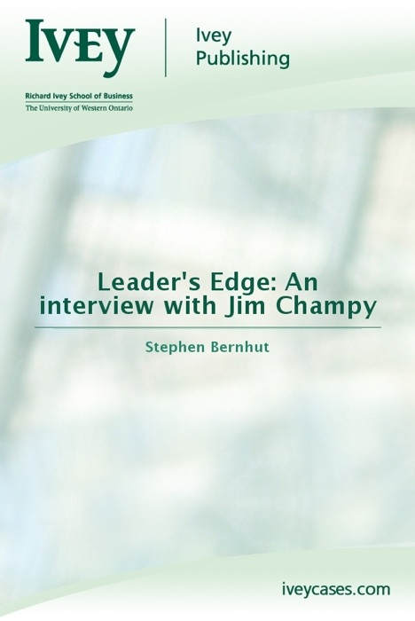Leader's Edge: An interview with Jim Champy