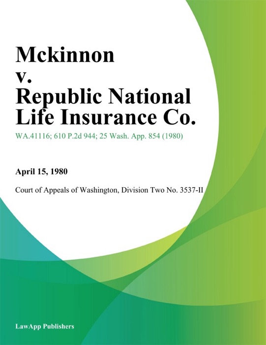 Mckinnon v. Republic National Life Insurance Co.