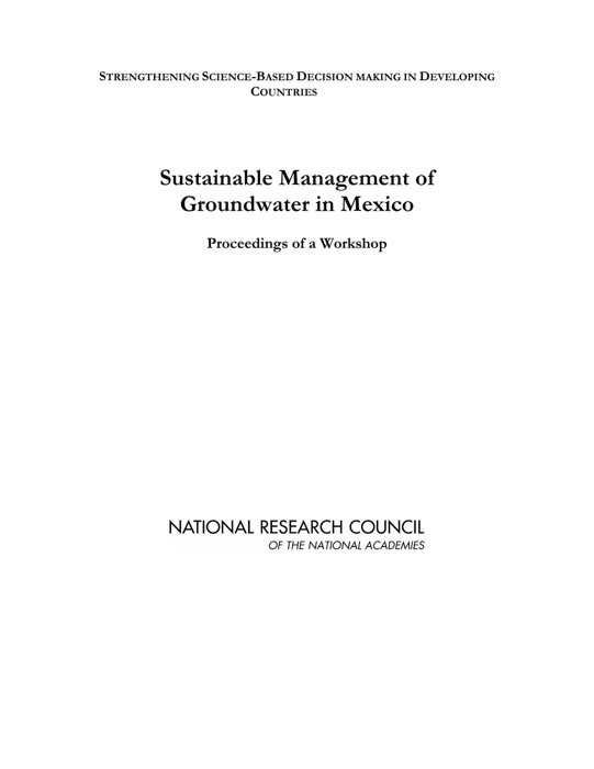 Sustainable Management of Groundwater in Mexico