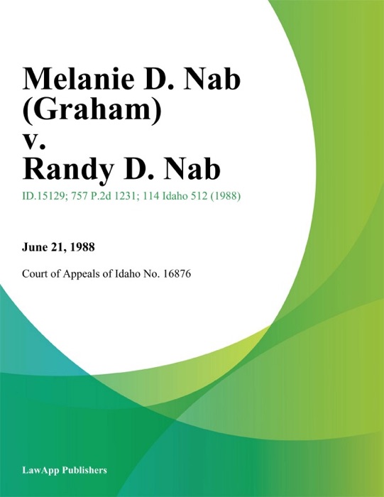 Melanie D. Nab (Graham) v. Randy D. Nab