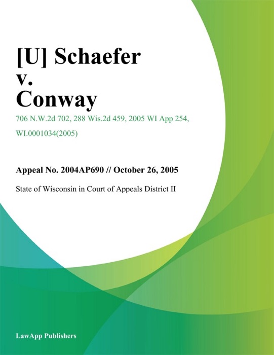 Schaefer v. Conway