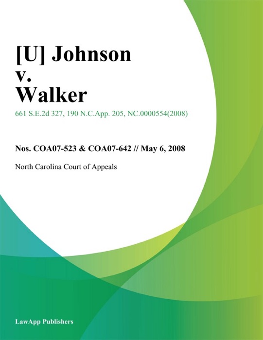 Johnson v. Walker