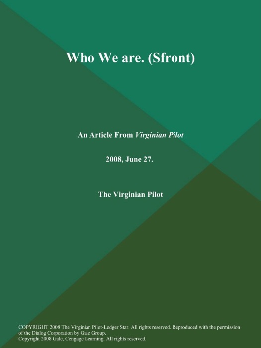 Who We are (Sfront)