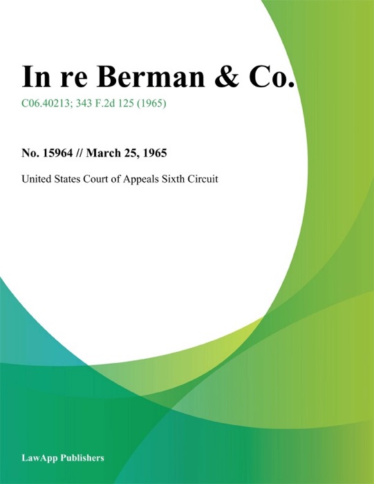 In re Berman & Co.