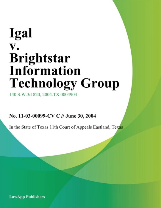 Igal v. Brightstar Information Technology Group