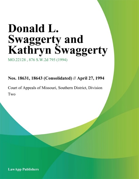 Donald L. Swaggerty and Kathryn Swaggerty