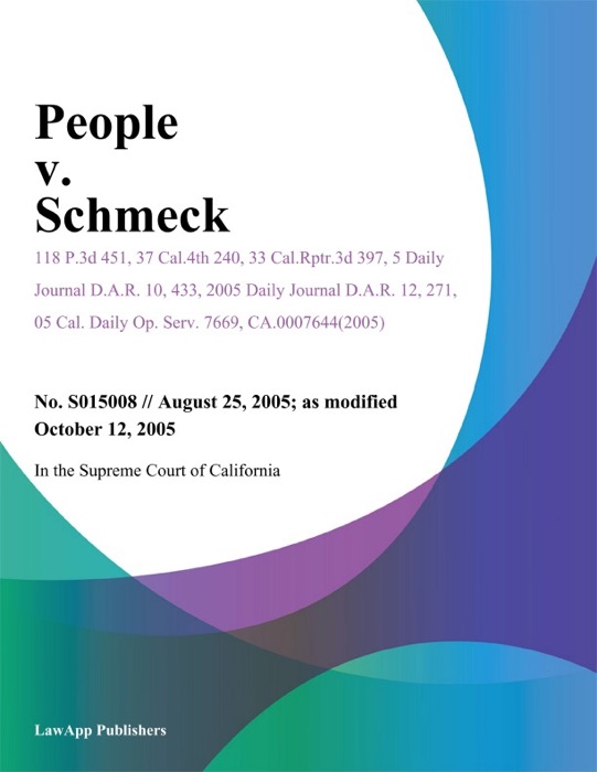 People v. Schmeck