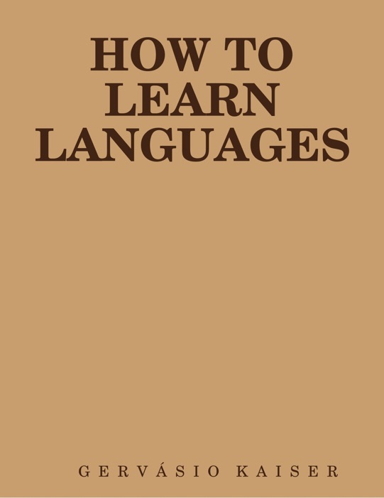 How to Learn Languages