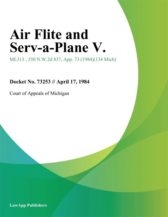 Air Flite and Serv-a-Plane V.