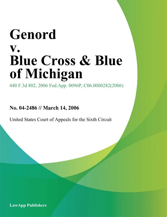 Genord v. Blue Cross & Blue of Michigan