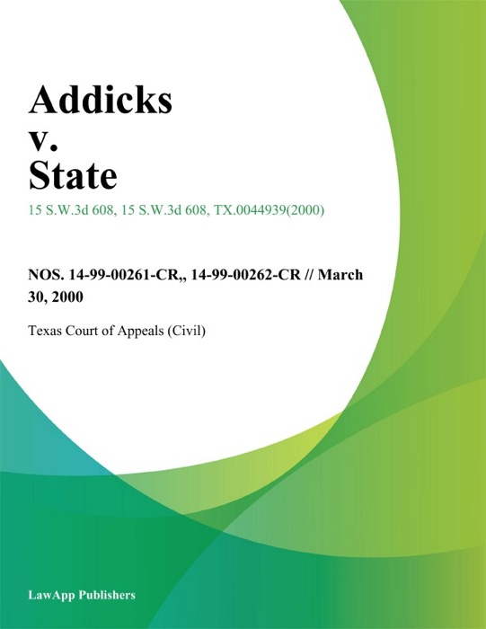 Addicks v. State