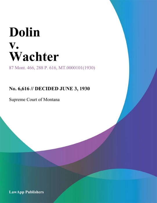 Dolin v. Wachter