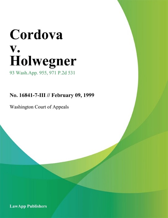 Cordova v. Holwegner