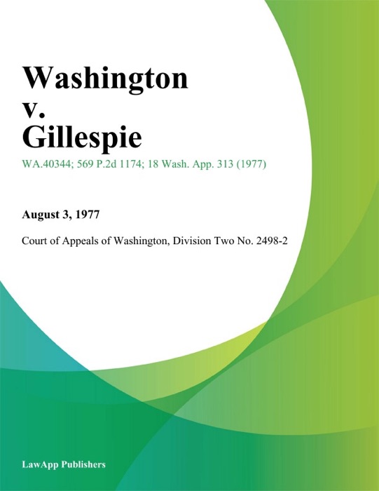 Washington v. Gillespie