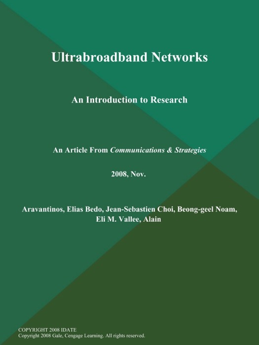 Ultrabroadband Networks: An Introduction to Research