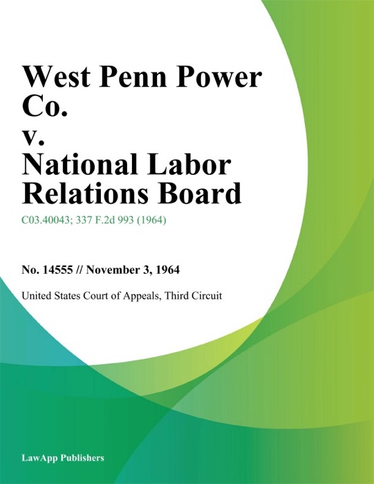 West Penn Power Co. v. National Labor Relations Board