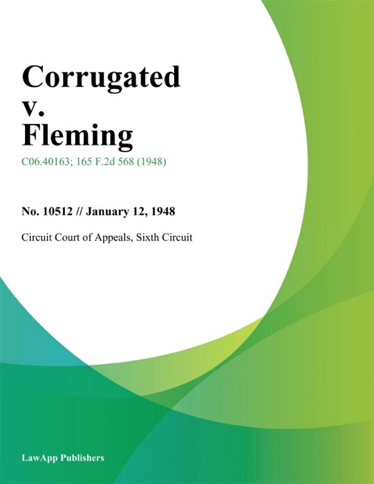 Corrugated v. Fleming