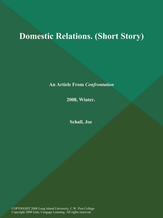 Domestic Relations (Short Story)