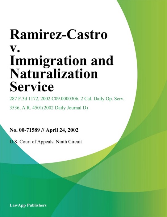 Ramirez-Castro v. Immigration and Naturalization Service